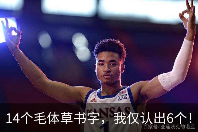 14个毛体草书字，我仅认出6个！剩下8个谁敢接招？认全的才是真高手！草书每一步最该下什么功夫？
